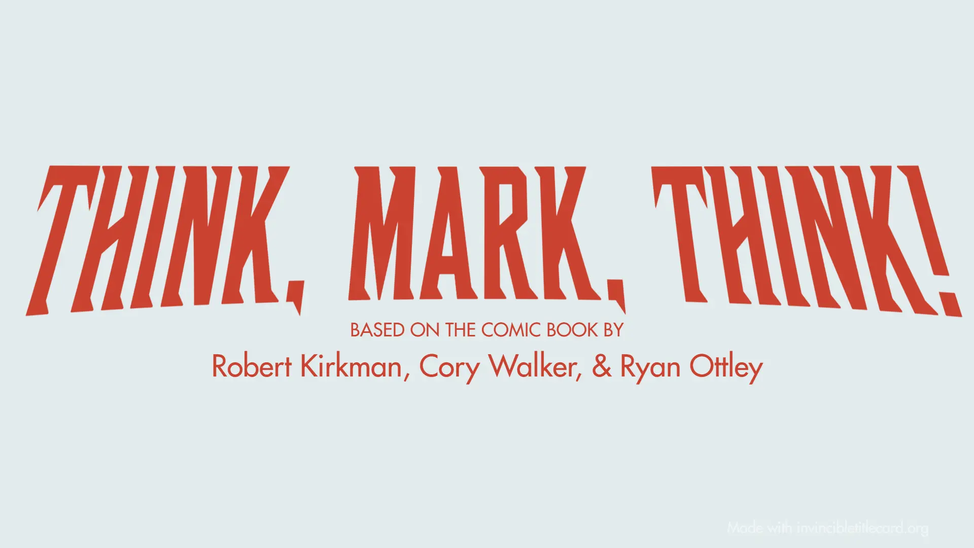 Omni-Man Title Card Example 4