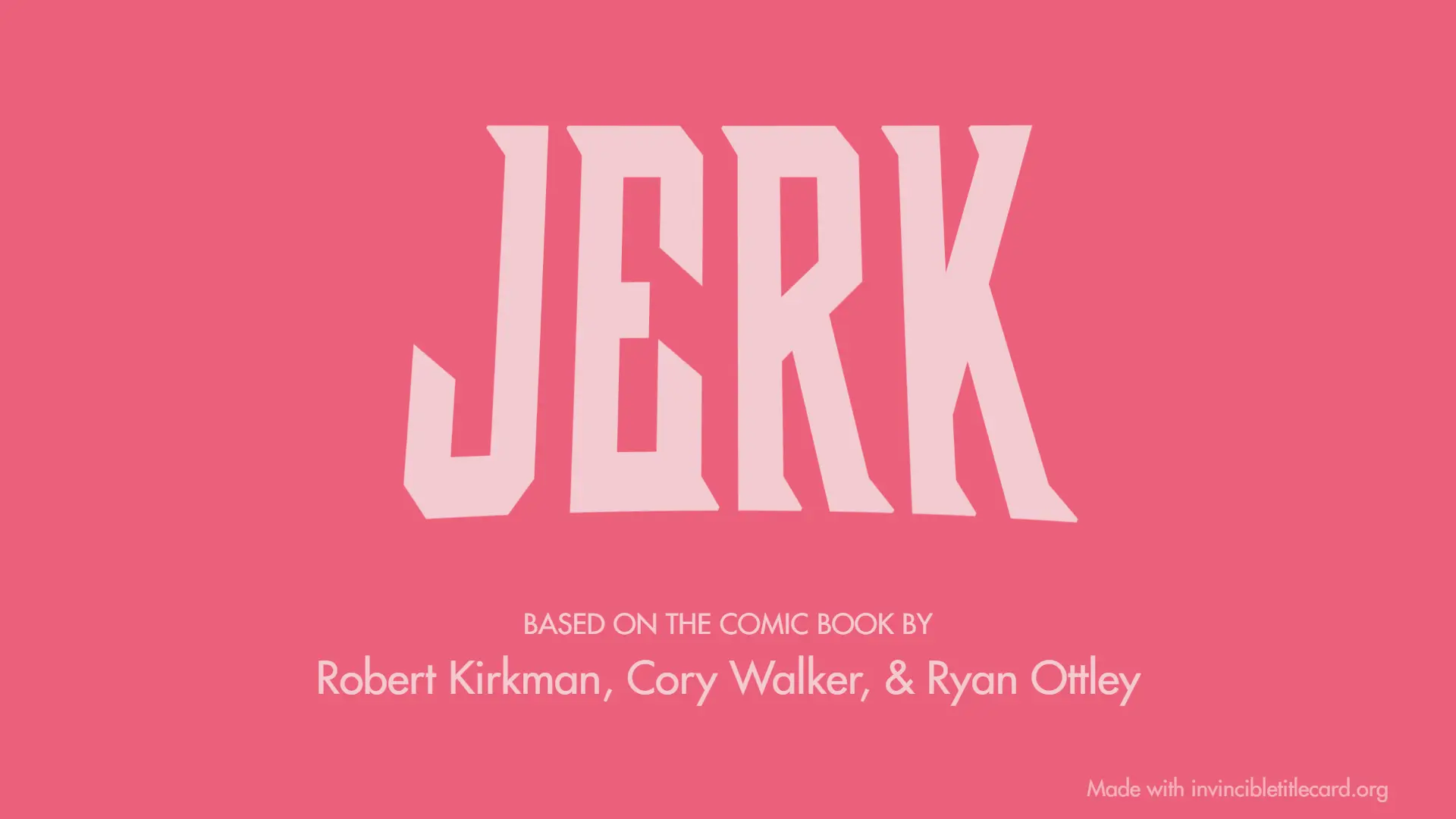Title Card Example 3